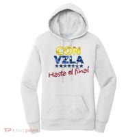 Con Venezuela Hasta El Final Maria Corina Machado Edmundo Women's Hoodie thumb 0
