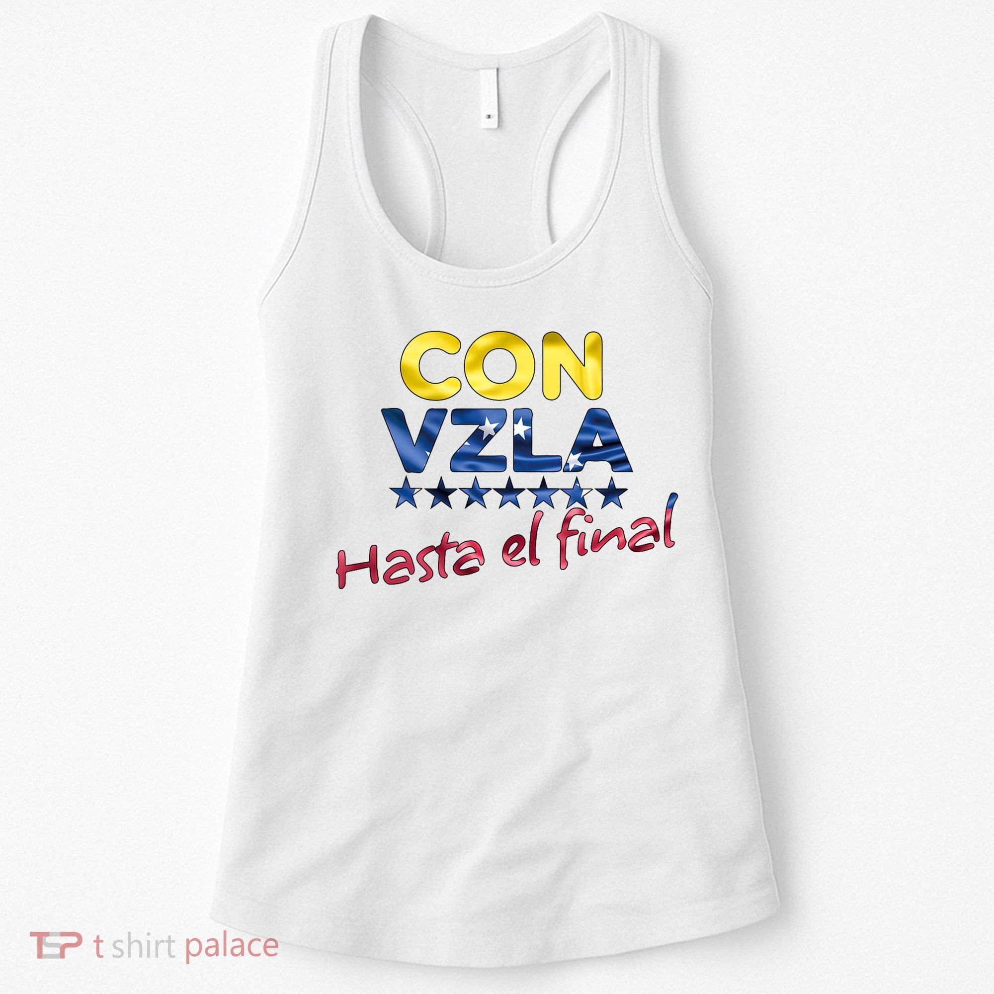 Con Venezuela Hasta El Final Maria Corina Machado Edmundo Women's Tank Top