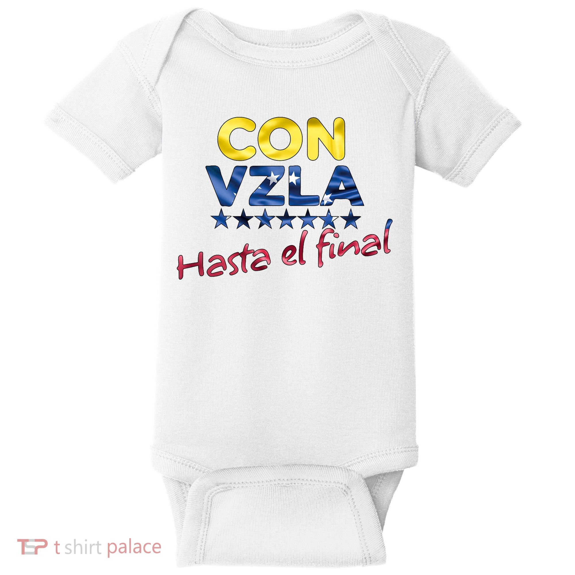 Con Venezuela Hasta El Final Maria Corina Machado Edmundo Baby Bodysuit