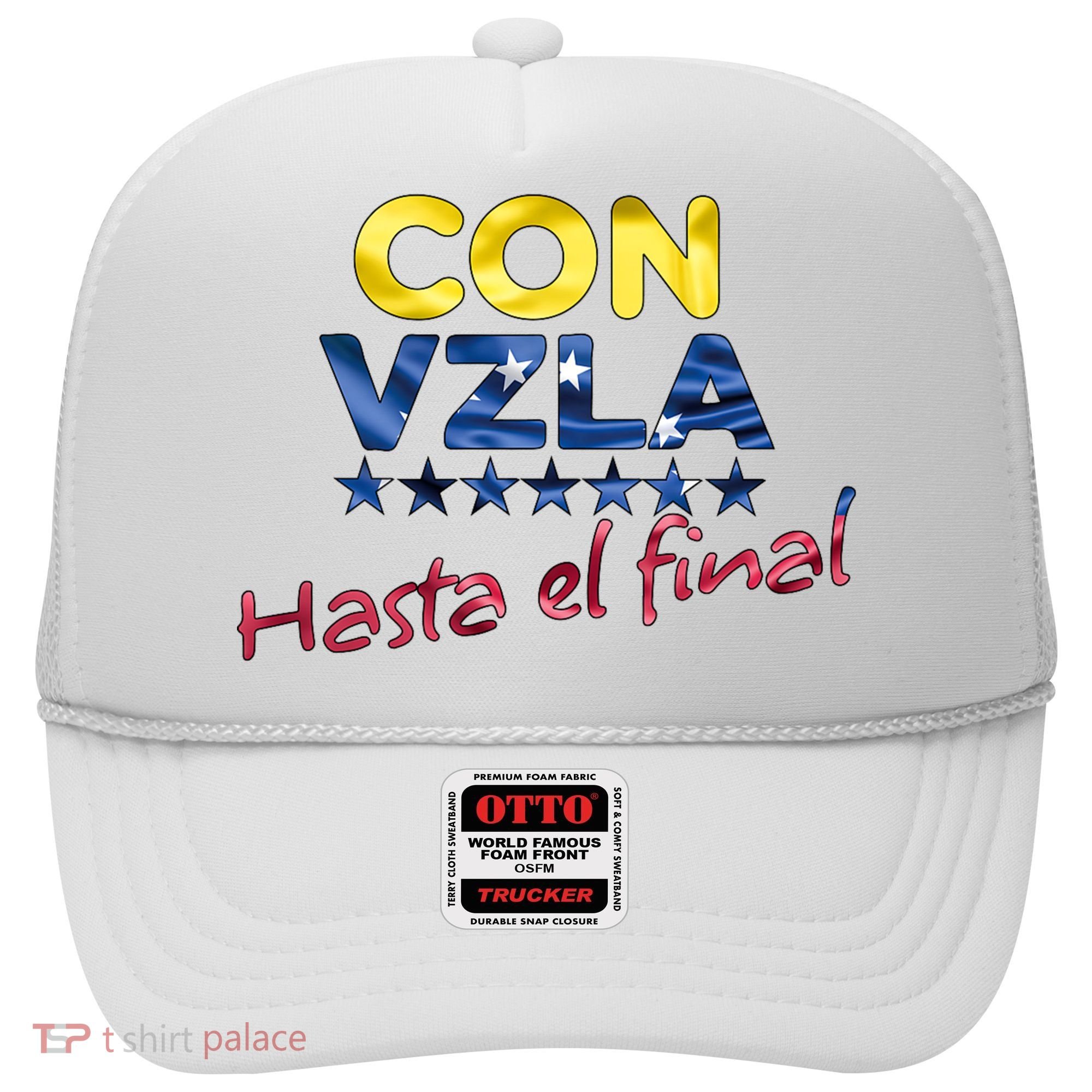 Con Venezuela Hasta El Final Maria Corina Machado Edmundo Hat