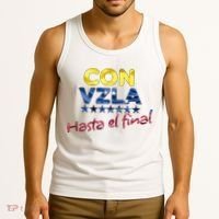 Con Venezuela Hasta El Final Maria Corina Machado Edmundo Tank Top thumb 3