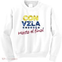 Con Venezuela Hasta El Final Maria Corina Machado Edmundo Kids Sweatshirt thumb 0