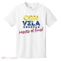Con Venezuela Hasta El Final Maria Corina Machado Edmundo Kids T-Shirt thumb 0
