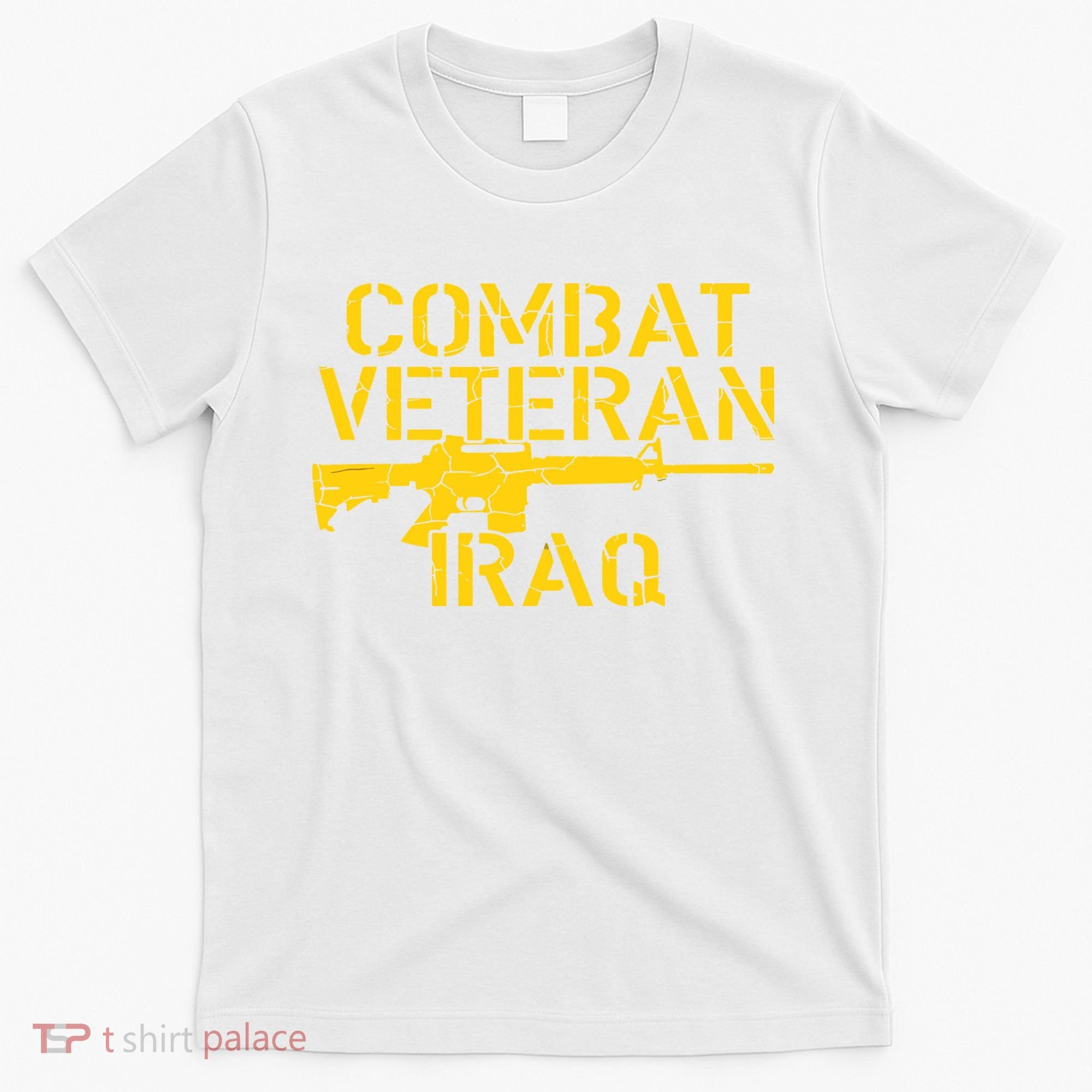 Combat Veteran Iraq For Proud American Vets T-Shirt