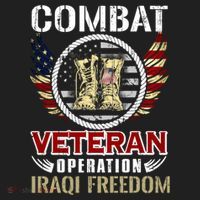 Combat Veteran Iraqi Freedom American Military Gift Beanie thumb 2