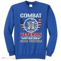 Combat Veteran Iraqi Freedom American Military Gift Sweatshirt thumb 0