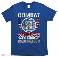 Combat Veteran Iraqi Freedom American Military Gift T-Shirt thumb 0