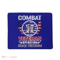 Combat Veteran Iraqi Freedom American Military Gift Mousepad thumb 0