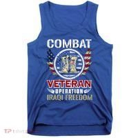 Combat Veteran Iraqi Freedom American Military Gift Tank Top thumb 0