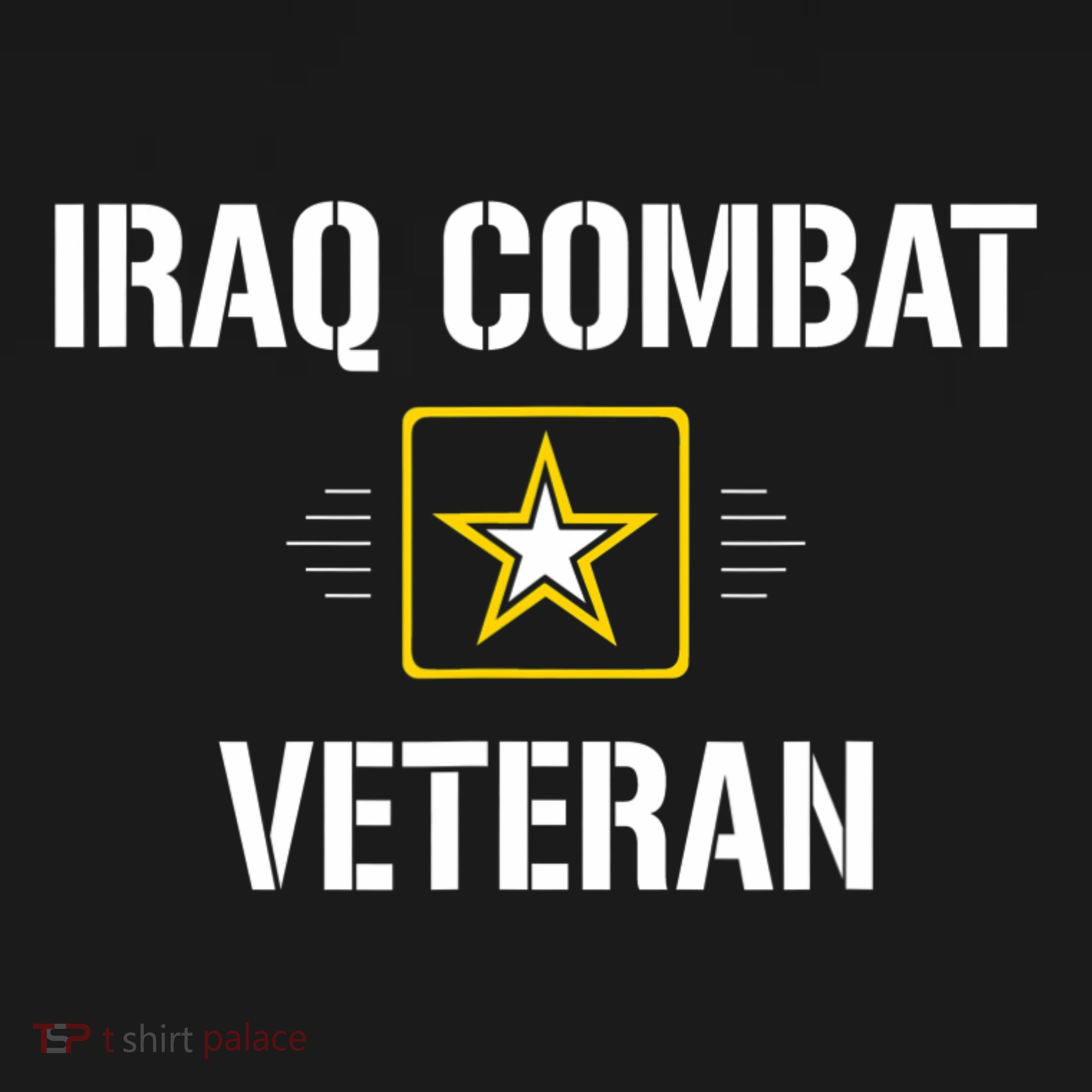 Combat Veteran Iraqi Freedom Military USA American Flag Gift Women's Tank Top