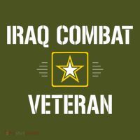 Combat Veteran Iraqi Freedom Military USA American Flag Gift T-Shirt thumb 7
