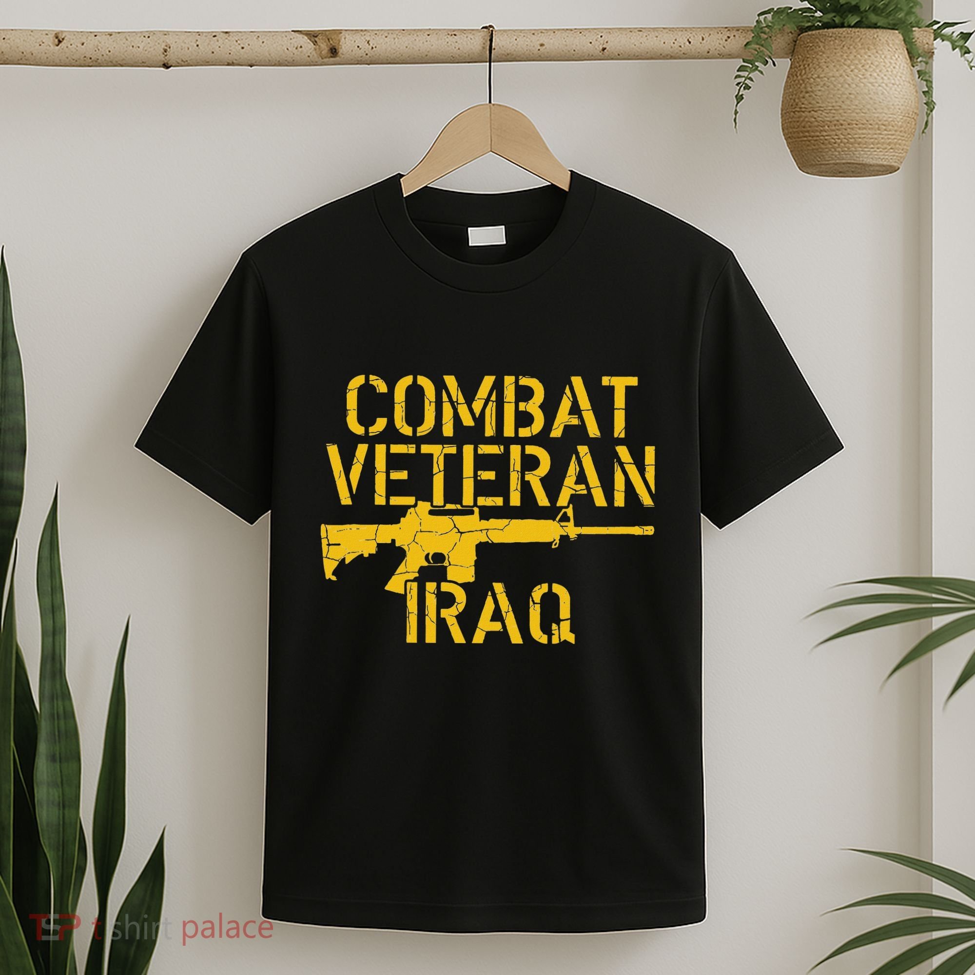 Combat Veteran Iraq For Proud American Vets T-Shirt