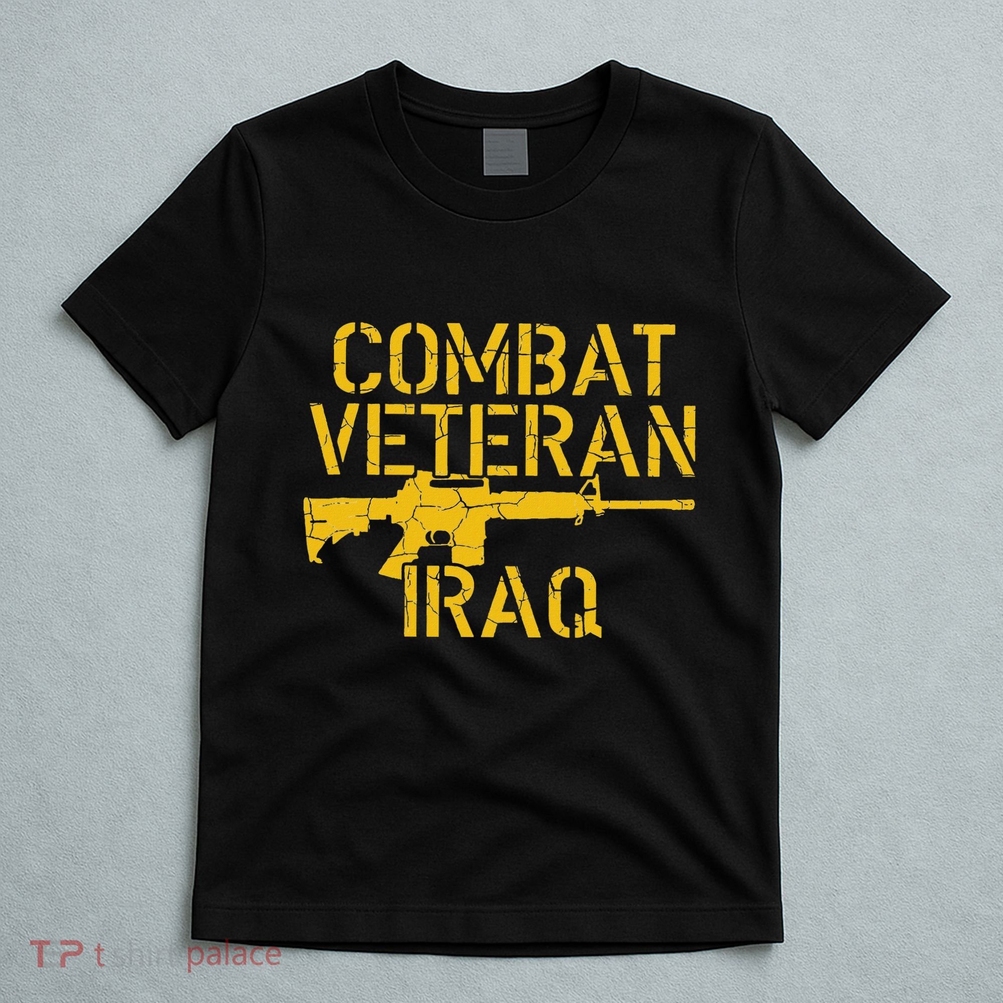 Combat Veteran Iraq For Proud American Vets T-Shirt