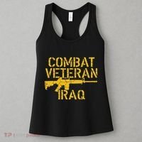 Combat Veteran Iraq For Proud American Vets Women's Tank Top thumb 3