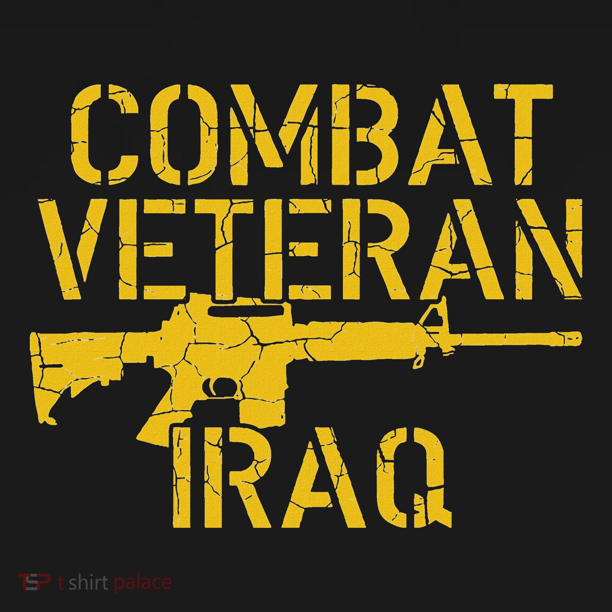 Combat Veteran Iraq For Proud American Vets Women's T-Shirt