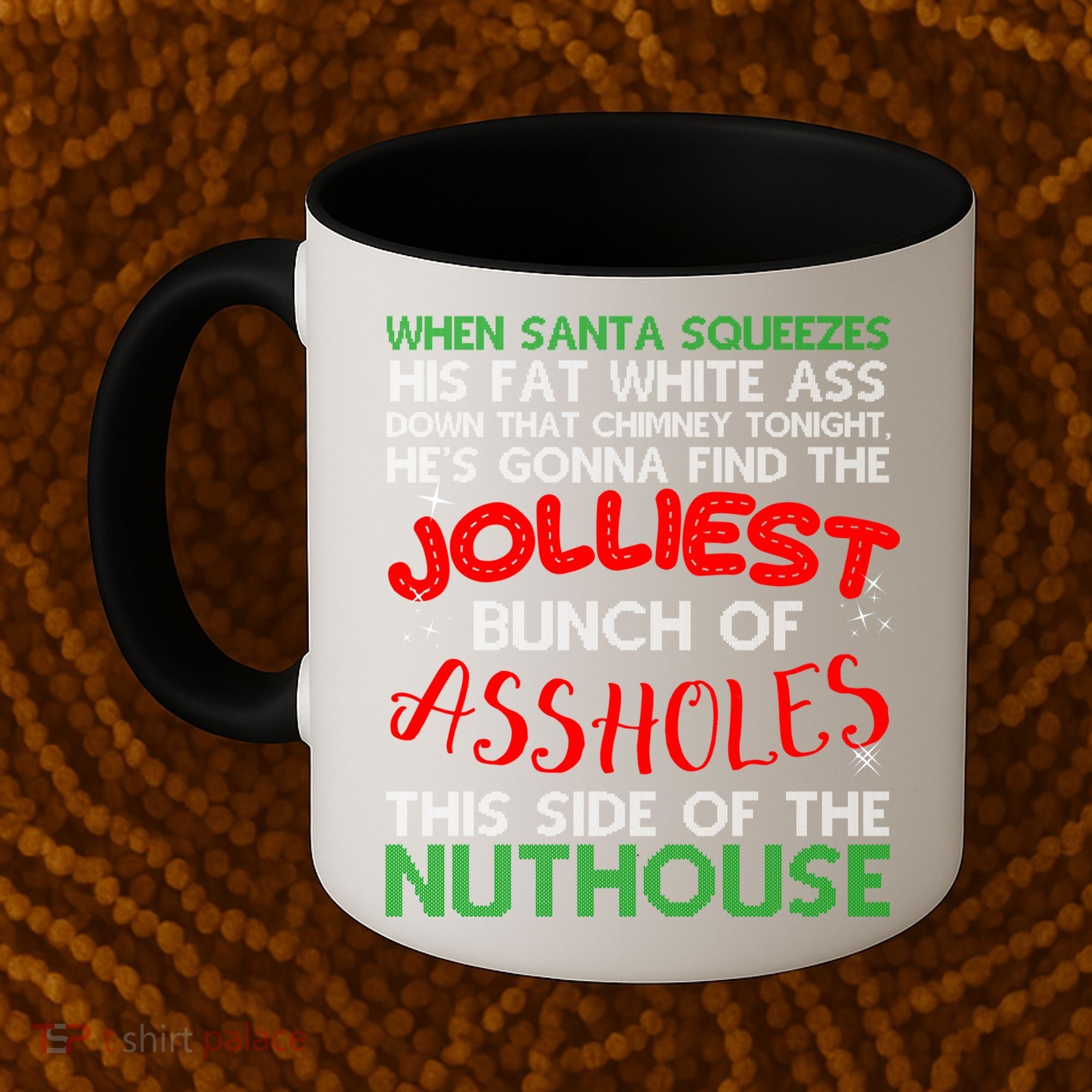 Christmas Vacation Jolliest Bunch Ugly Christmas Xmas Gift Coffee Mug