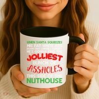 Christmas Vacation Jolliest Bunch Ugly Christmas Xmas Gift Coffee Mug thumb 3