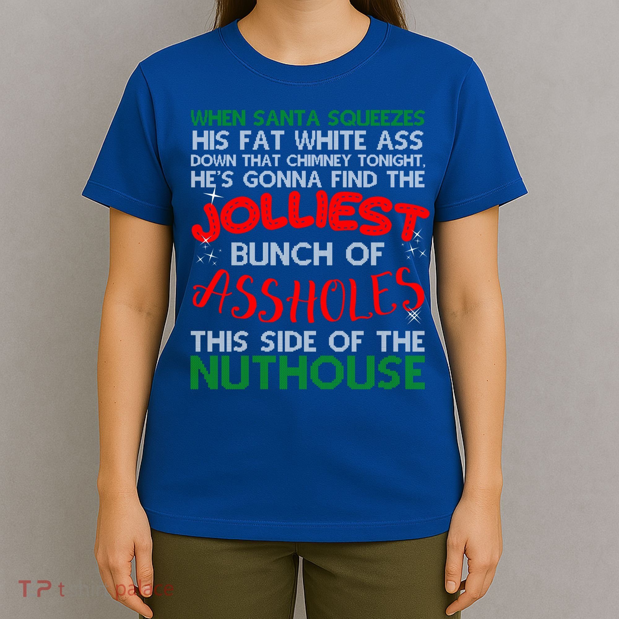 Christmas Vacation Jolliest Bunch Ugly Christmas Xmas Gift T-Shirt
