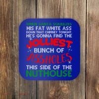 Christmas Vacation Jolliest Bunch Ugly Christmas Xmas Gift Coaster thumb 0