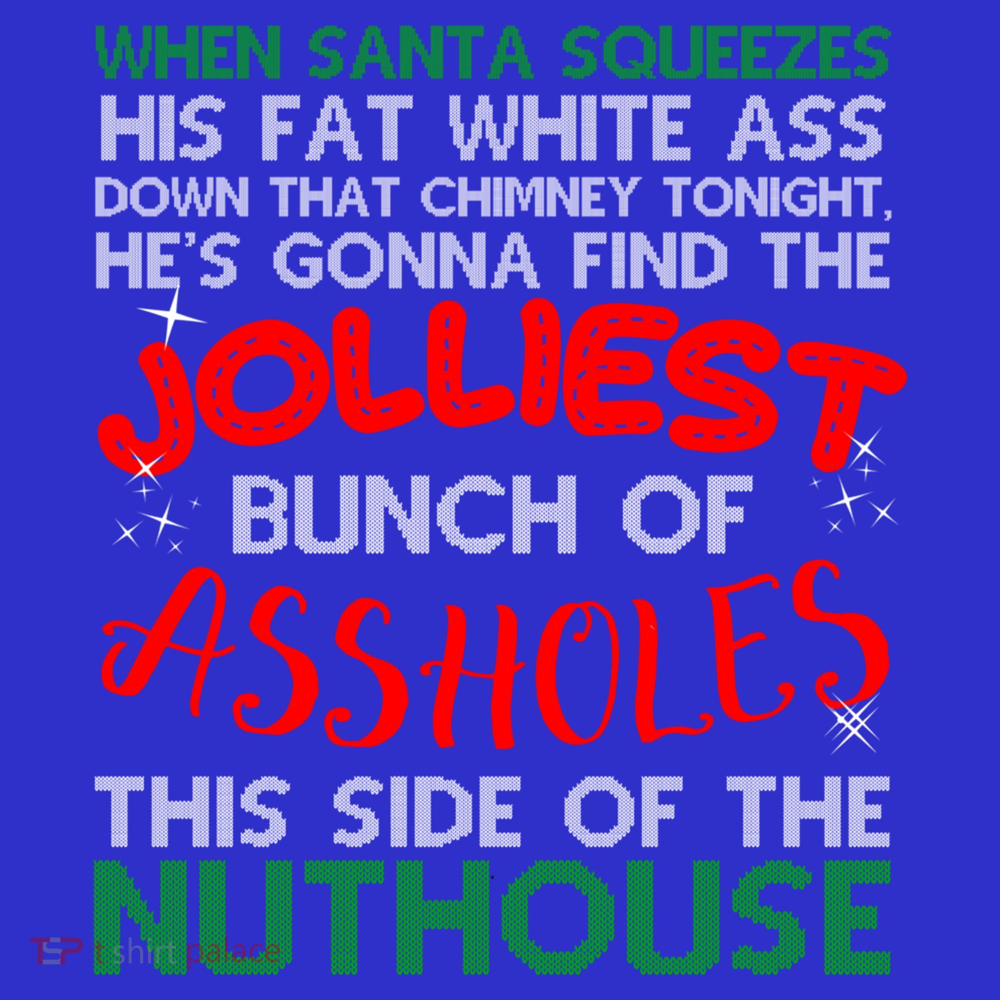 Christmas Vacation Jolliest Bunch Ugly Christmas Xmas Gift Tank Top