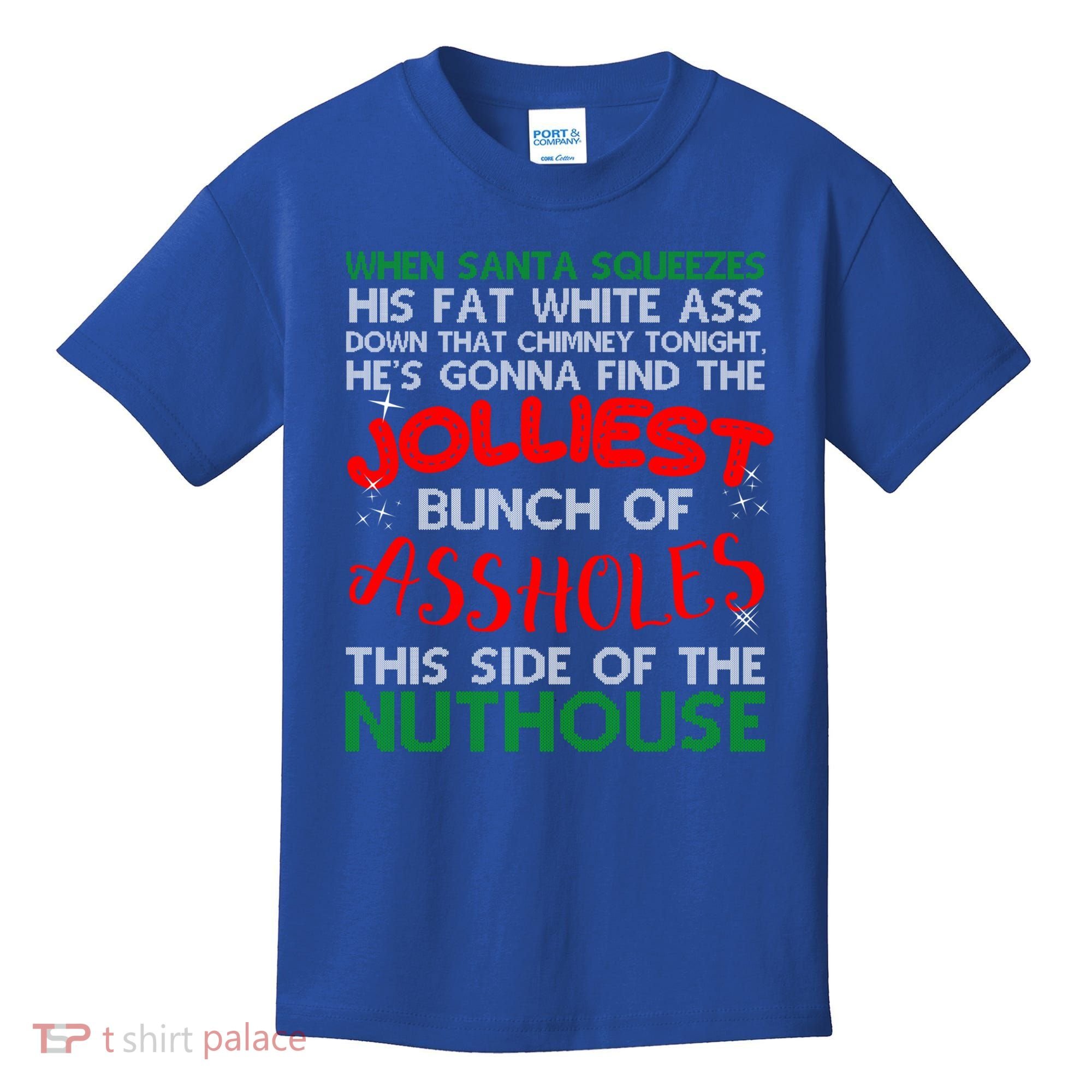 Christmas Vacation Jolliest Bunch Ugly Christmas Xmas Gift Kids T-Shirt