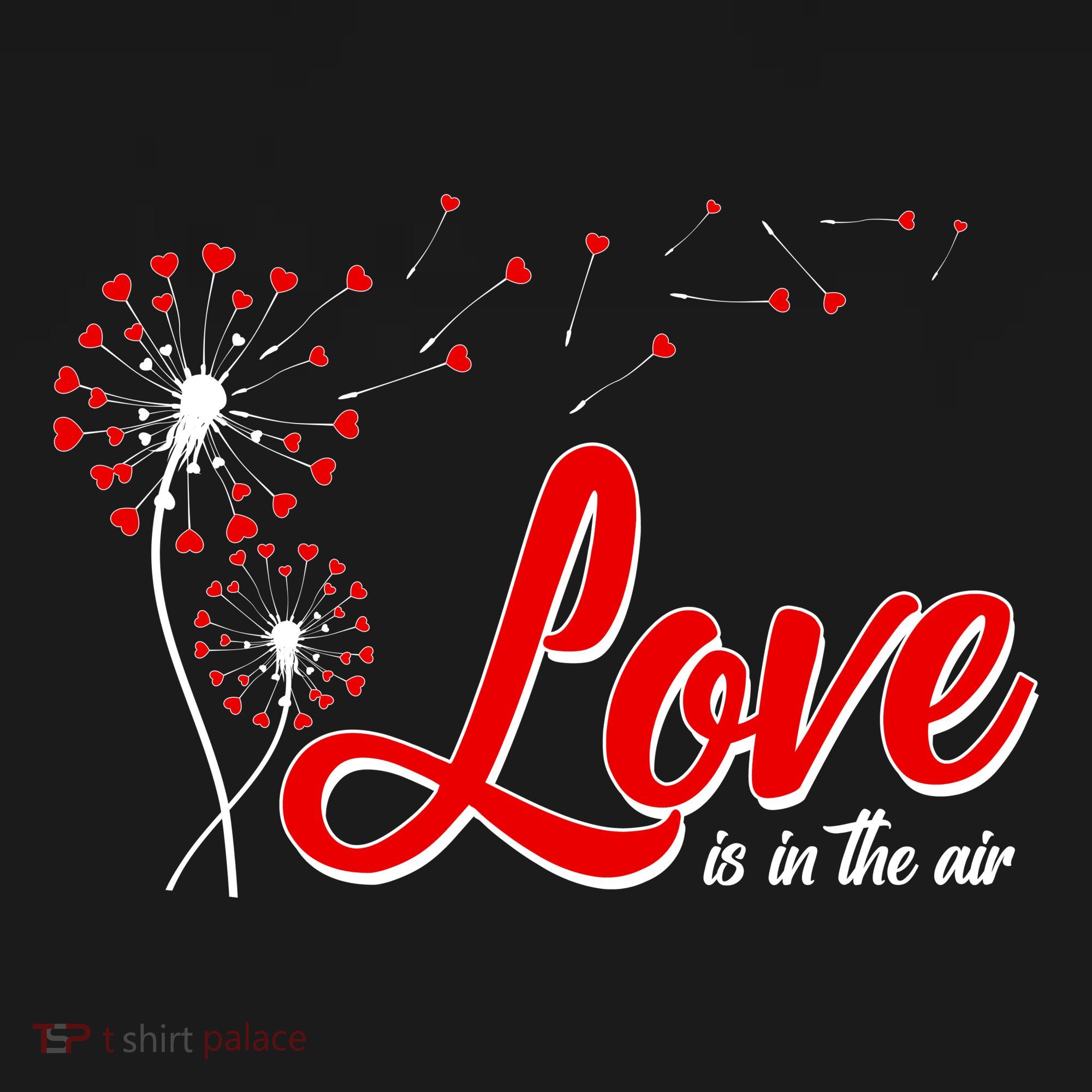 Cute Valentine Love Is In The Air Dandelions Apron