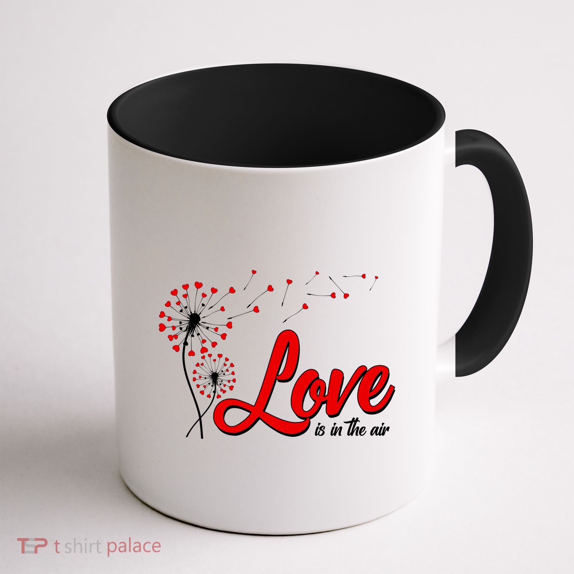 Cute Valentine Love Is In The Air Dandelions Coffee Mug