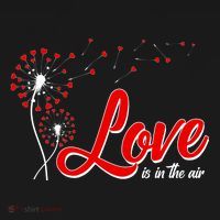 Cute Valentine Love Is In The Air Dandelions Ornament thumb 1