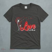 Cute Valentine Love Is In The Air Dandelions T-Shirt thumb 5