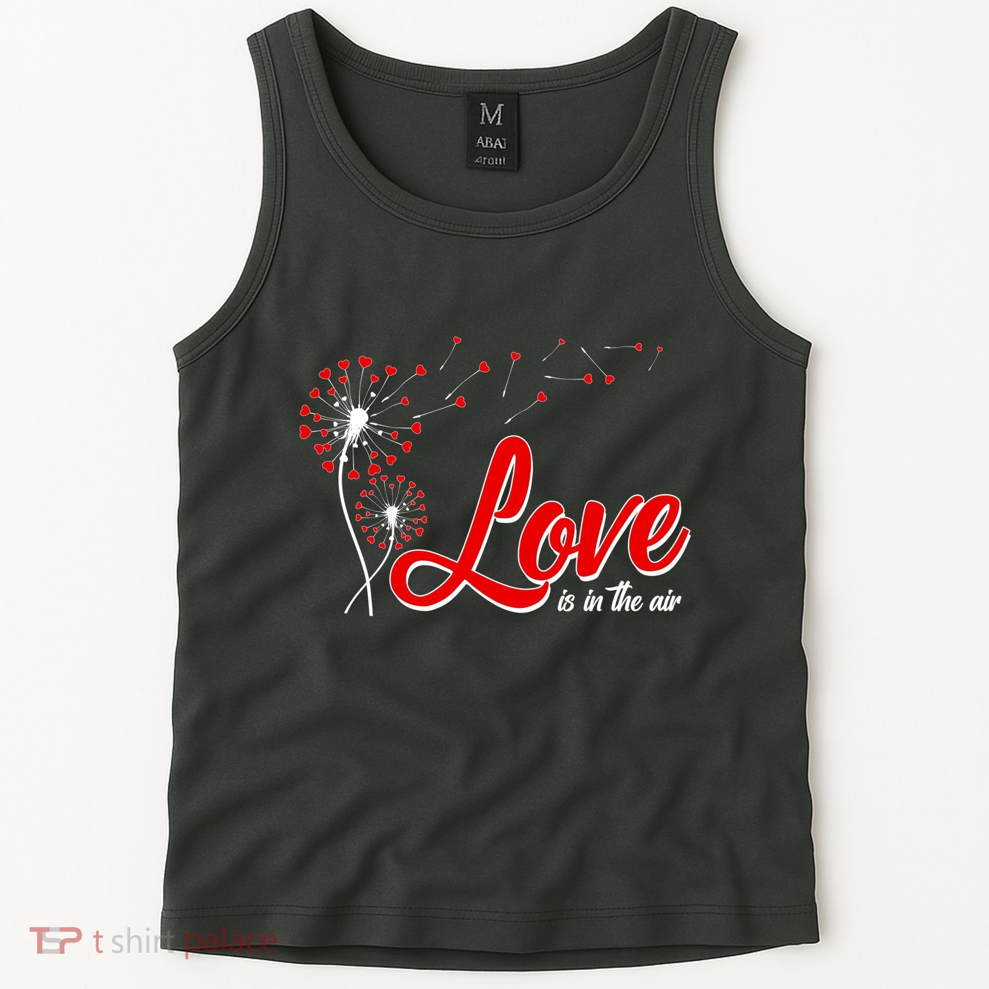 Cute Valentine Love Is In The Air Dandelions Tank Top