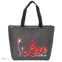 Cute Valentine Love Is In The Air Dandelions Tote Bag thumb 0