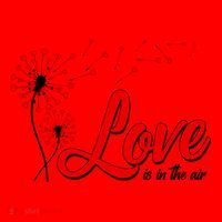 Cute Valentine Love Is In The Air Dandelions Santa Hat thumb 1
