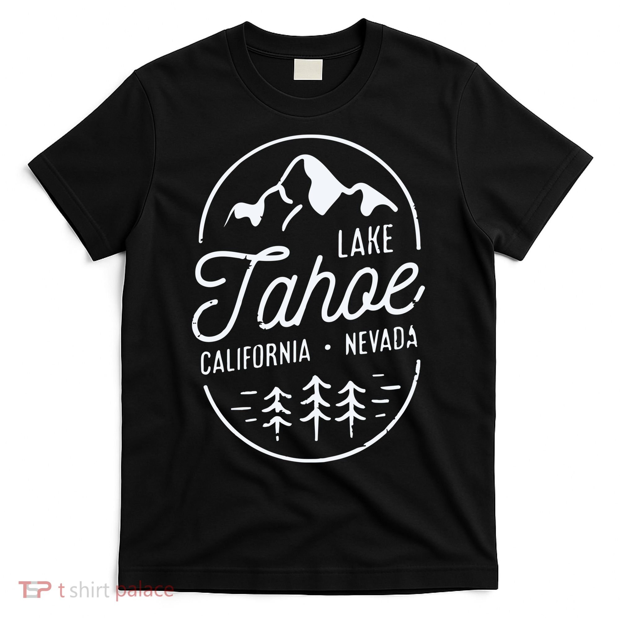 Cool Vintage Lake Tahoe California Nevada Souvenir T-Shirt
