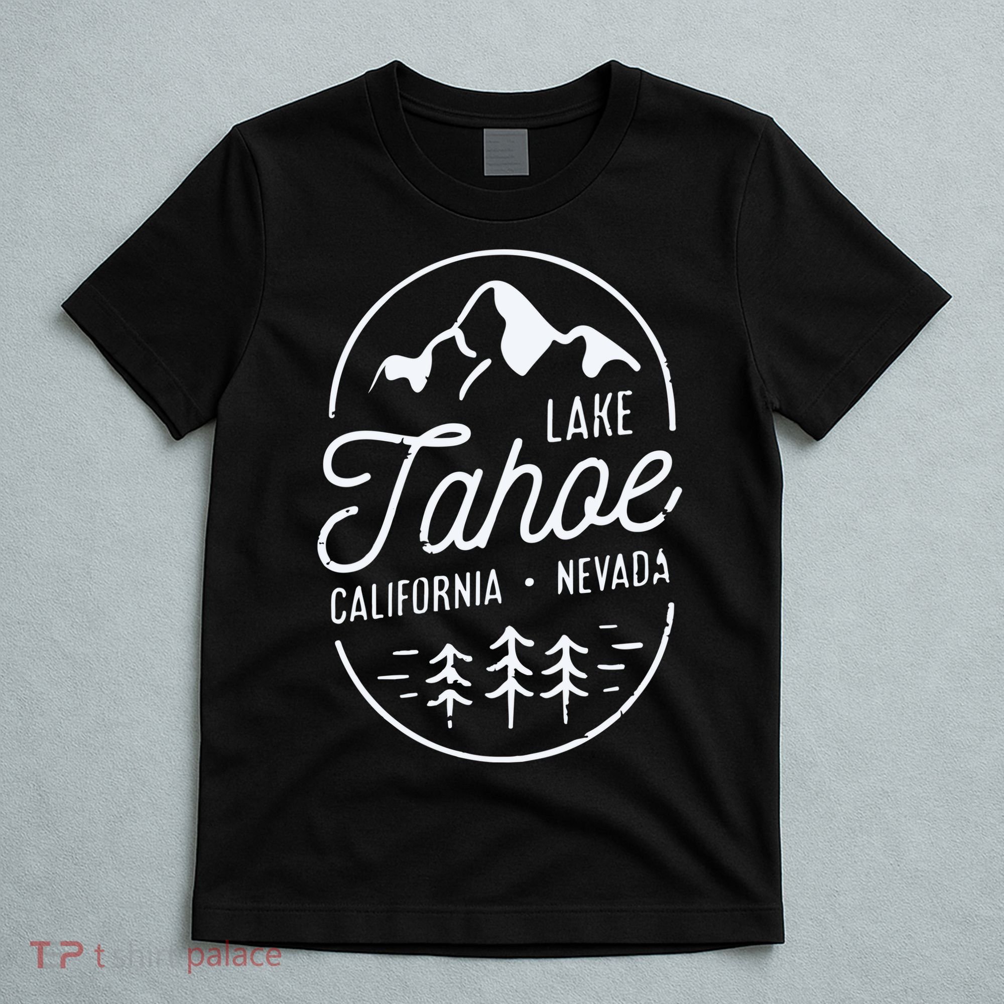 Cool Vintage Lake Tahoe California Nevada Souvenir T-Shirt
