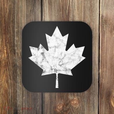 Canada Vintage Leaf Coaster