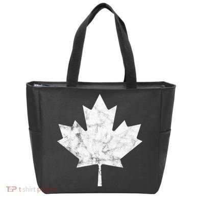 Canada Vintage Leaf Tote Bag