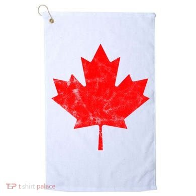 Canada Vintage Leaf Golf Towel