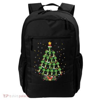 Celery Vegetable Lover Xmas Santa Hat Celery Christmas Tree Gift Backpack