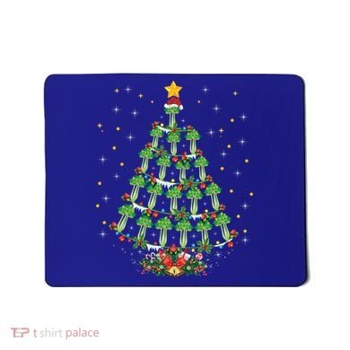 Celery Vegetable Lover Xmas Santa Hat Celery Christmas Tree Gift Mousepad