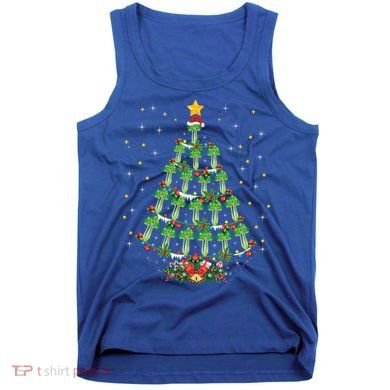 Celery Vegetable Lover Xmas Santa Hat Celery Christmas Tree Gift Tank Top