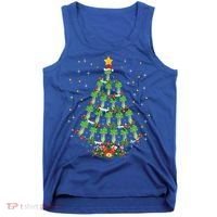 Celery Vegetable Lover Xmas Santa Hat Celery Christmas Tree Gift Tank Top thumb 0