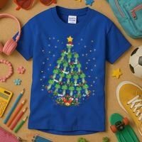 Celery Vegetable Lover Xmas Santa Hat Celery Christmas Tree Gift Kids T-Shirt thumb 3