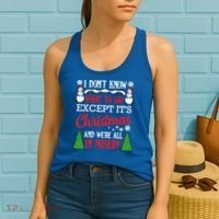 Christmas Vacation Misery Funny Xmas Santa Family Quotes Gift Women's Tank Top thumb 2