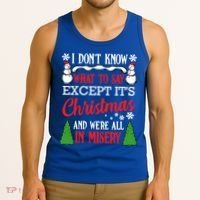 Christmas Vacation Misery Funny Xmas Santa Family Quotes Gift Tank Top thumb 3