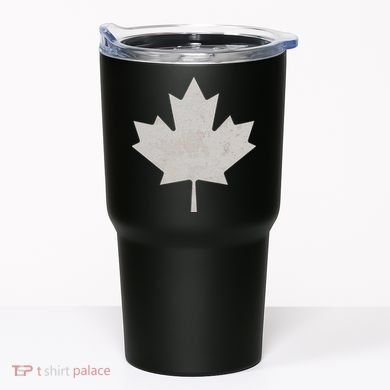 Canadian Vintage Maple Leaf Canada National Pride Flag Symbol Tumbler