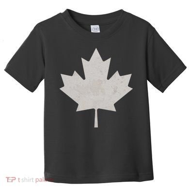 Canadian Vintage Maple Leaf Canada National Pride Flag Symbol Toddler T-Shirt