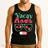 Cute Vacay Mode Summer On Funny Family Vacation Tank Top thumb 3