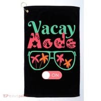 Cute Vacay Mode Summer On Funny Family Vacation Golf Towel thumb 0