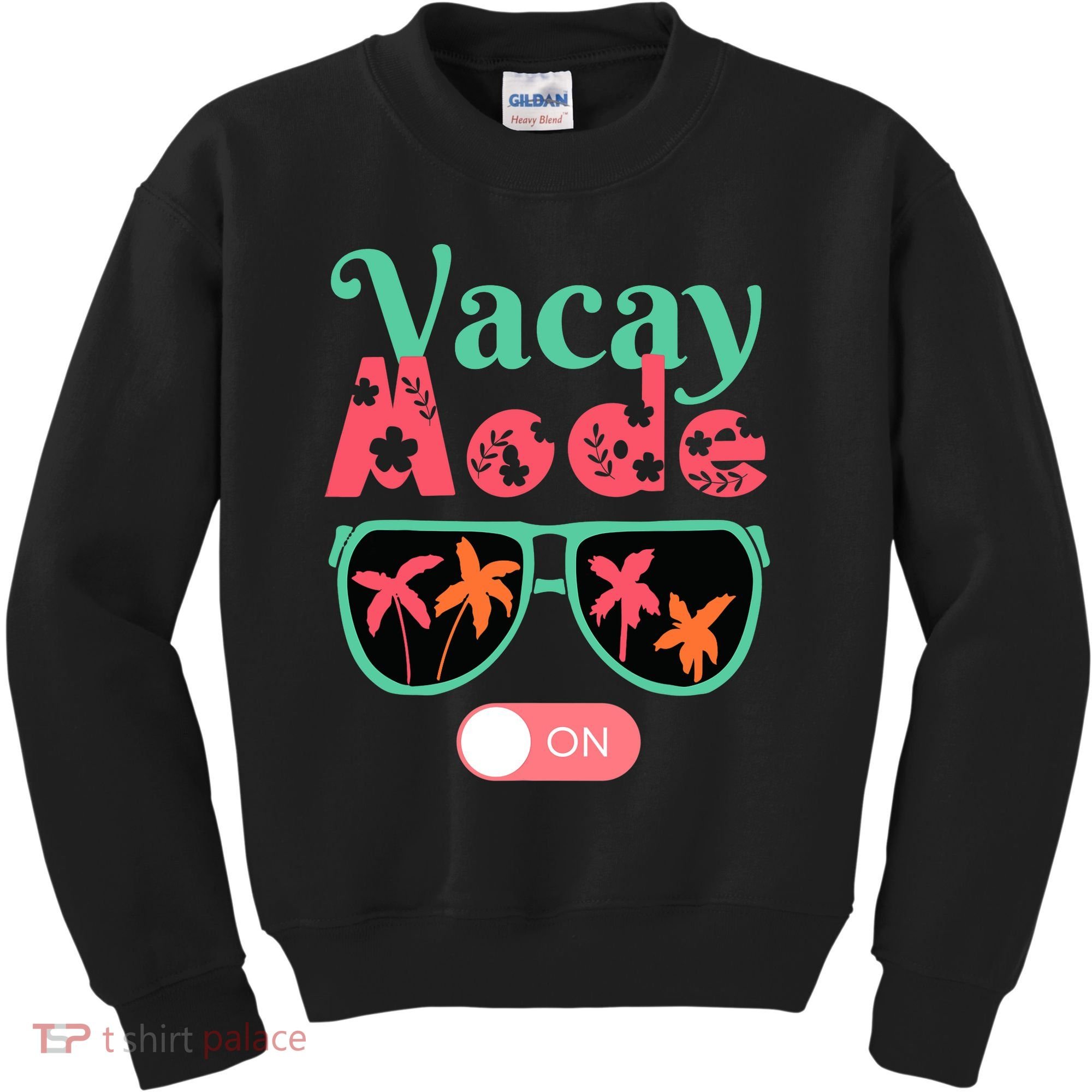 Cute Vacay Mode Summer On Funny Family Vacation Kids Sweatshirt