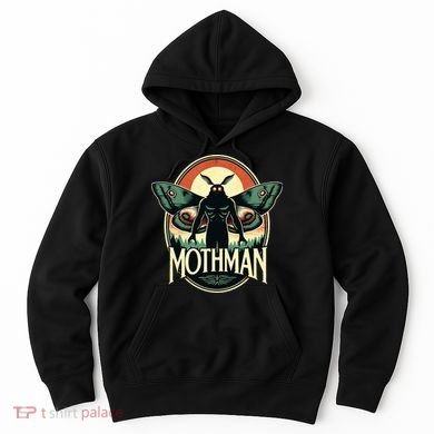 Cryptid Vintage Mothman Folklore Hoodie
